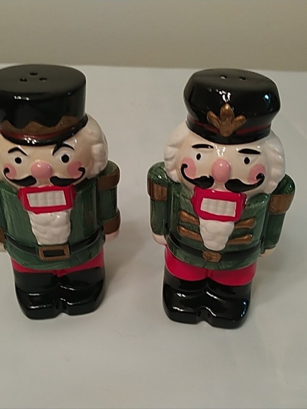 Christmas Novelty Toy Soldiers Salt & Pepper Shakers Unused